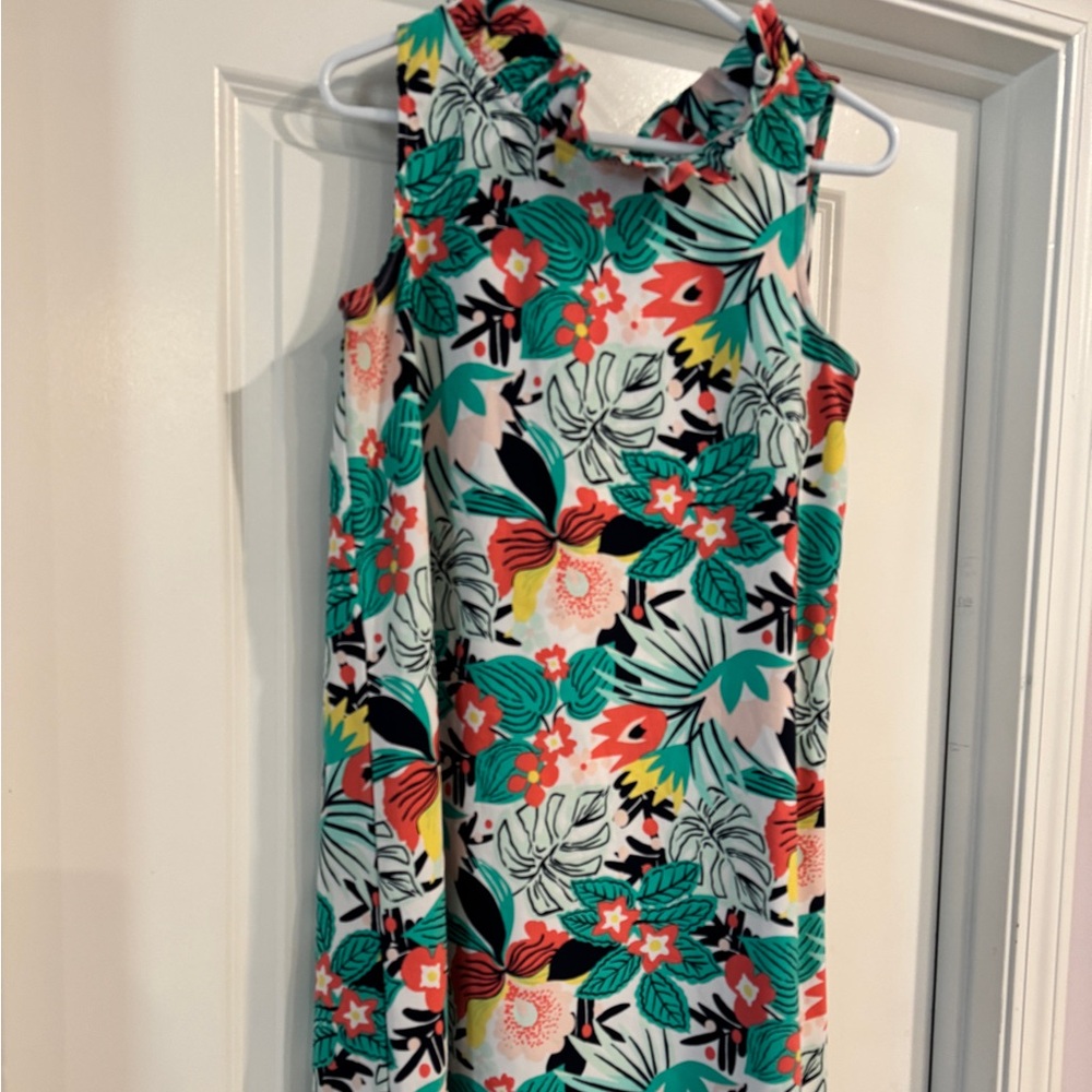 Crown & Ivy Ruffle neck dress